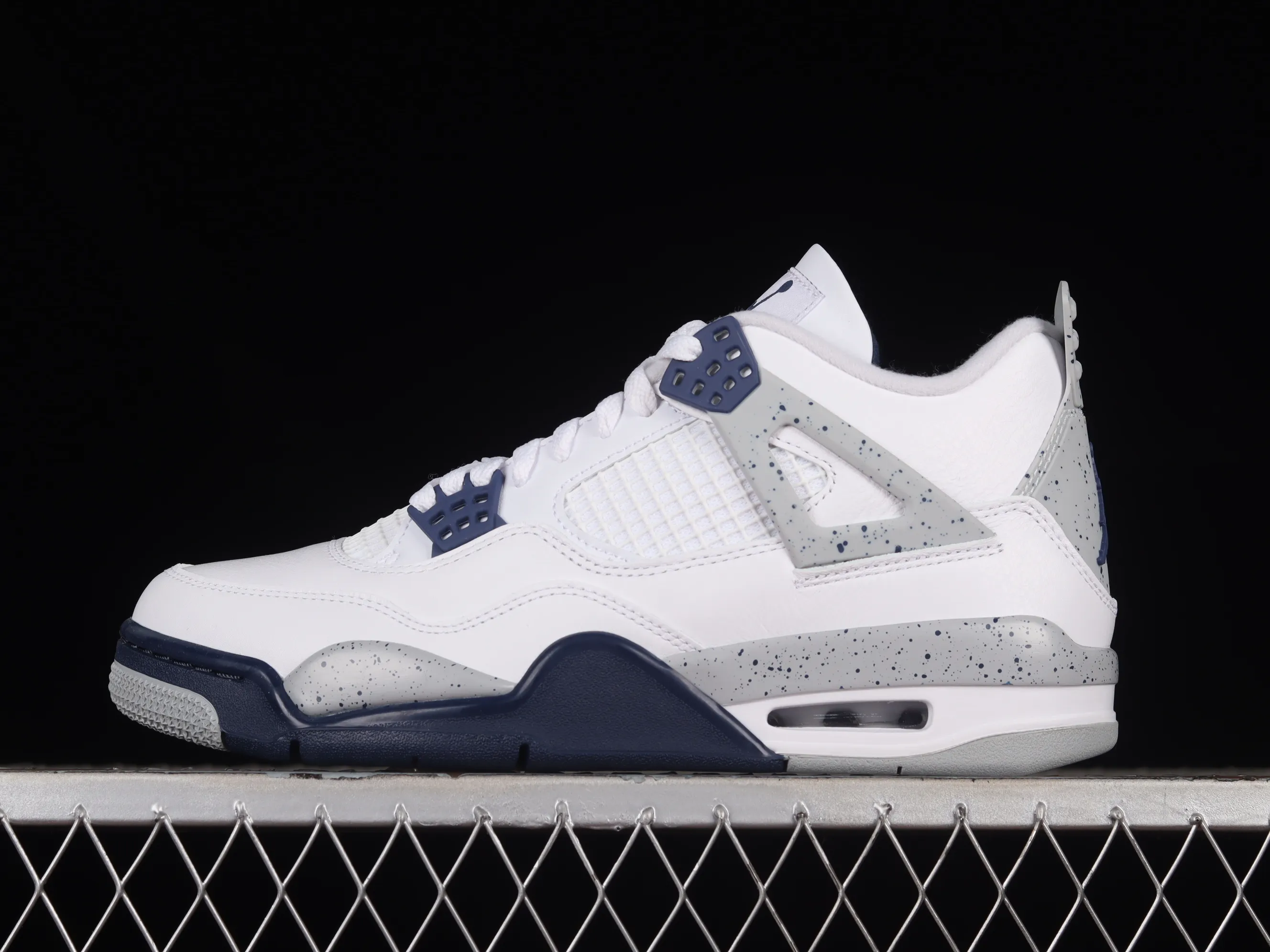 All categories Air Jordan Jordan series basketball shoes Air Jordan 4 LJR version Air Jordan 4 Retro "Midnight Navy" AJ4 Joe 4 Midnight Blue Men's cultural basketball shoes DH6927-140